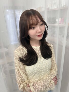ハピネス 梅田茶屋町店(HAPPINESS) レイヤーカット/韓国風巻き/韓国ヘア/顔まわり/ブリーチなし