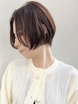 オーソ(AUTHO) ショートボブ/ウエットヘア/デザインカラー/白髪/髪質改善/c