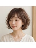ショートボブ立体パーマ 20代 30代 40代 50代 60代 髪質改善