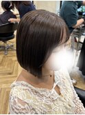 【似合わせボブ×ブラウン】暗めカラー/鎌取/林愛華