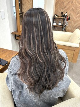 リングバイモアムー(Ring by Moremuu) ケアブリーチミルクティーハイライトカラー