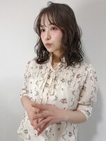 クラン 岡本(Chlan)&nbsp;ふんわりくびれミディ　透明感ブラウン