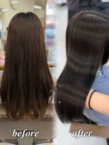 ハピネス 梅田茶屋町店(HAPPINESS)&nbsp;韓国風/レイヤーカット/顔周り/顔まわり/髪質改善/ベージュ