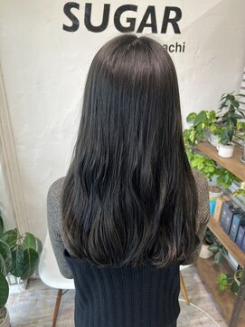 シュガー ミタケ(SUGAR mitake) 髪質改善カラー＊オリーブグリーン