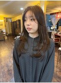 顔まわりレイヤーワンカールスタイル