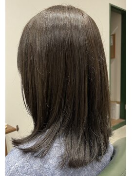 透明感◎ くすみベージュカラー