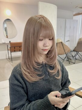ユッカ 高槻茨木店(YUCCA) 【 YUCCA 】大人可愛い20代30代40代ボブ/ミルクティーベージュ