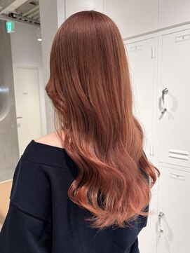 テクネ 天神大名(techne) 天神大名ピンクベージュダブルカラーケアブリーチレイヤーカット