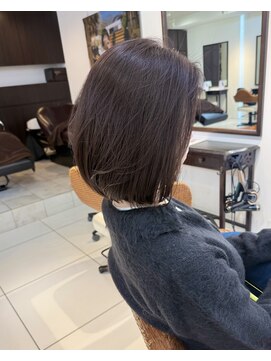 ディフィーノ 赤坂(DIFINO) 大人ガーリー/顎下ボブ/ココアブラウン