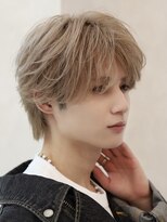 ルーシー 渋谷(LUCEY)&nbsp;センターパートフェザーパーマシャドウパーマメンズパーマ