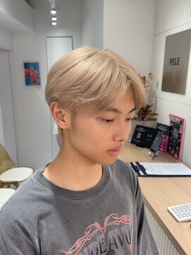 メンズペレ 渋谷(MEN'S PELE) MEN’S HAIR/サーフカール/刈り上げセンターパート/渋谷