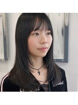 タイム(Time)&nbsp;前髪×顔まわりレイヤー 小顔ロング