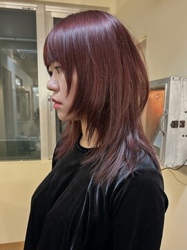 エクテ(ecouter) ノンジアミンカラー×ボルドーブラウン×結べるレイヤー