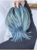 【周りと差がつく】初音ミクカラーバレイヤージュ×ブリーチ2回