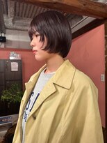 ニーム 栄(nimes)&nbsp;ボブ/切りっぱなし/前上がりボブ