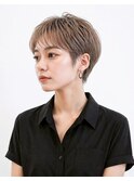 【静岡エリア】シアーベージュの柔らかショート