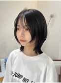 シースルーバング×小顔くびれレイヤーボブ［haru］