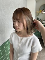 リコル(Licol) インナーカラー ベージュ×ブラウン