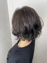 ニコ(niko)&nbsp;ボブパーマ×グレージュ