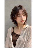 コンパクトショート×艶カラー軽めボブ軽めショート段レイヤー
