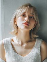 ロッソ 大橋店(Rosso) 軽い前髪のハイトーンボブ【大橋】