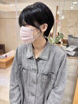 モリオ フロム ロンドン サッポロファクトリー店(morio FROM LONDON)&nbsp;morio 札幌ショート 耳掛け丸みショート 顔周りカット