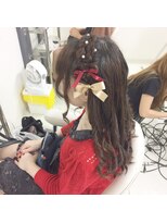 ヘアセット アリエス 新宿駅前店(aries)&nbsp;ハートアレンジ