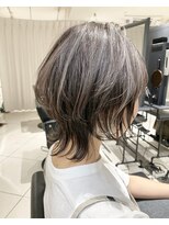 ヴェイン 渋谷(vain)&nbsp;【vain#Bリアルお客様style】ウルフ×コントラストハイライト★