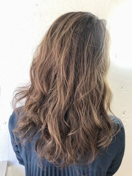 ヘアーワークス ヘルム 渋谷店(HAIR WORKS HELM) nansp☆ミルクティーバレイヤージュ☆