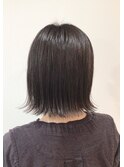 切りっぱなしボブ
