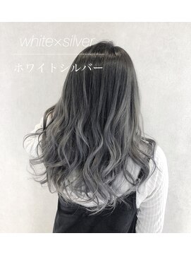 キール 吉祥寺(KIR) ホワイト、グラデーション、インナー、エクステ、ケアブリーチ