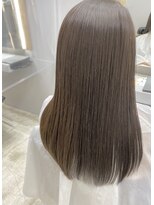 フィゼル 南堀江店(fizelle)&nbsp;【髪質改善】ツヤ髪　酸性ストレート＋アディクシーカラー