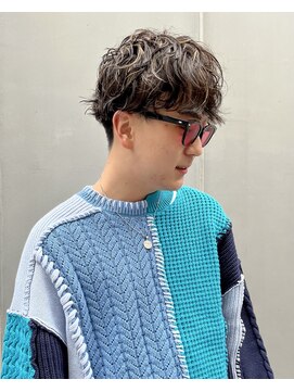 エディ(eddie) 【eddie】ゆるめスパイラルパーマ×グレージュハイライト