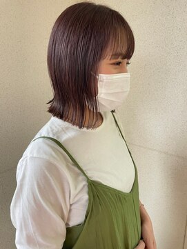 リィベ(Liibe) guest snap #外はね#透明感カラー#イルミナカラー