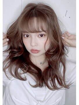 タヤ 東急百貨店吉祥寺店(TAYA) 20代シースルーハイライトラベンダーカラー韓国風くびれレイヤー