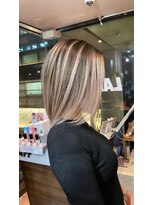 ラフ(LAFF)&nbsp;#黒髪#ボブルフ#ネビージュ#小顔#ワンレン