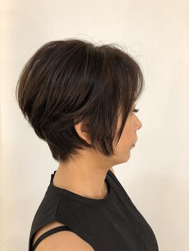 六本木美容室 白金店 30代 40代 50代 くびれショートボブ