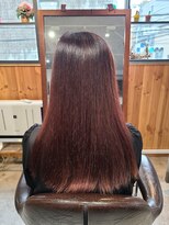 アニュー ヘア アンド ケア(a New hair&care)&nbsp;20代30代艶感ストレート♪髪質改善チェリーブロッサムカラー