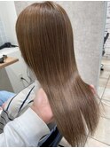 メテオカラー×艶ベージュ