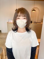 ミュゼリーブル(Musee libre)&nbsp;*ウルフカット/インナーカラー/インナーブラック/ベージュカラー