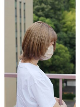 ビアージュ(Viage) #ミルクティーベージュ #ベージュ #ウルフ #外はね #レイヤー