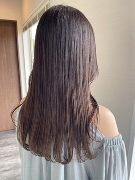 ミルヘアデザイン(mil hair design) ミルクティーベージュダブルカラーケアブリーチインナーカラー