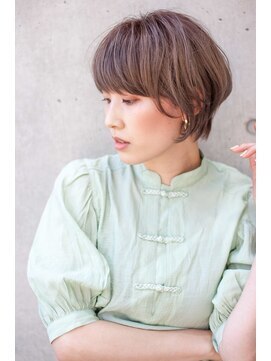 アッシュ 清瀬店(Ash) 20代30代40代『大人可愛い丸みショート』Ash清瀬店