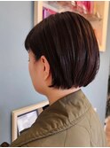 大人コンパクトボブ/質感再生カラー