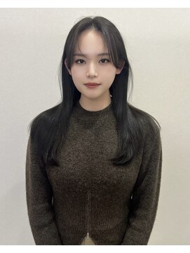 ソヨン 栄店(SOYON) 暗めグレージュ×顔まわりミニレイヤー