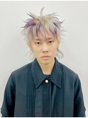 メンズシャギーウルフ