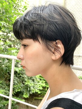 ファイブシーン アオヤマ(5SCENE AOYAMA) ショートパーマショートカット前髪あり20代30代40代50代