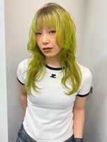 シティ(sity.)&nbsp;レイヤーカット　グラデーションカラー　ミントカラー　ロング