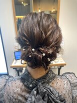 ヴァネッサ VANESSA&nbsp;ギブソンタック結婚式アレンジ卒業式成人式アレンジ