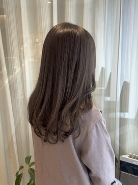 アミリアバイザザ(amiliea by ZA/ZA) ブリーチなしグレージュカラー